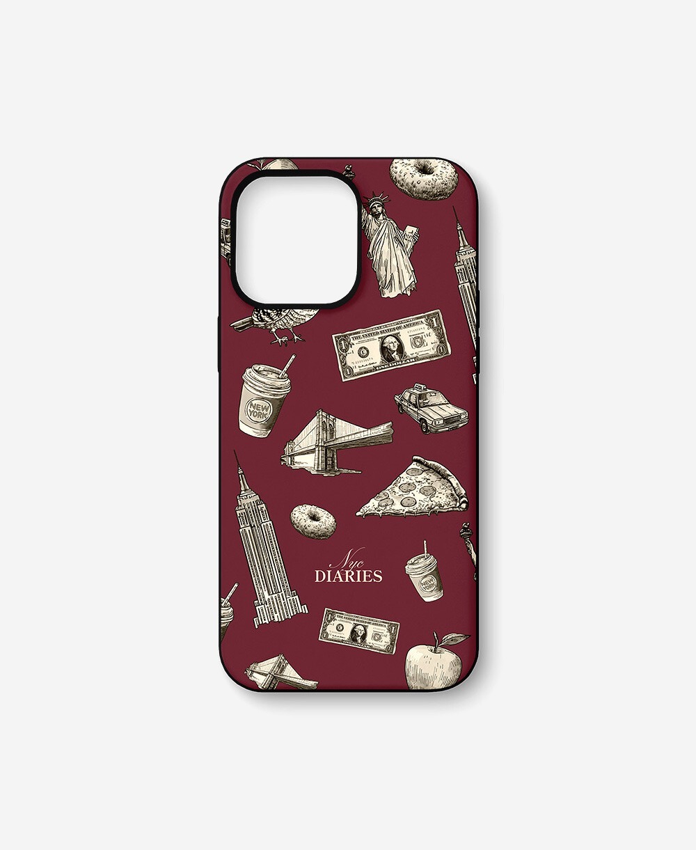 NYC Diaries I Burgundy case