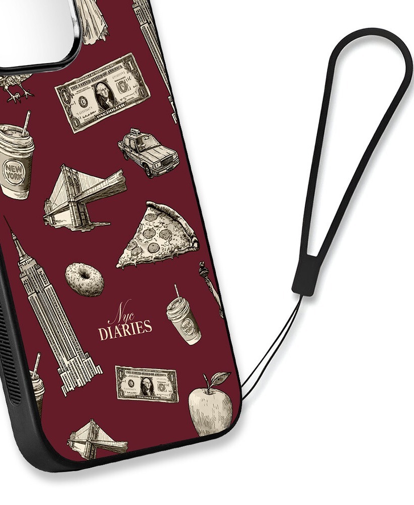 NYC Diaries I Burgundy case