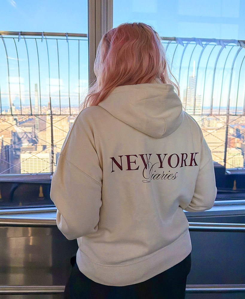 NYC Diaries I  Zipped Hoodie