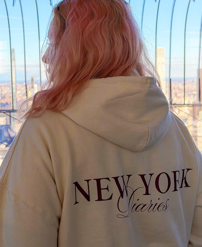 NYC Diaries I  Zipped Hoodie